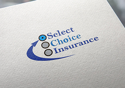 Select Choice Insurance log printed on a paper